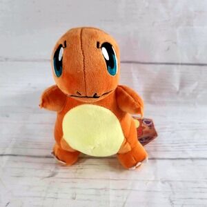 Pokemon Center Charmander Plush‎ Doll with Tags - Orange